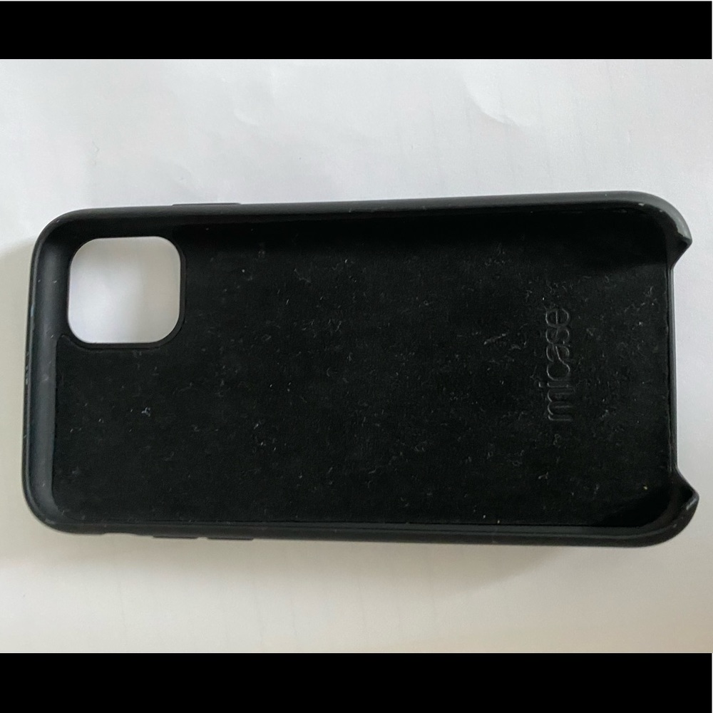 miCASE Black Soft iPhone 11 Case w/ Pop Grip